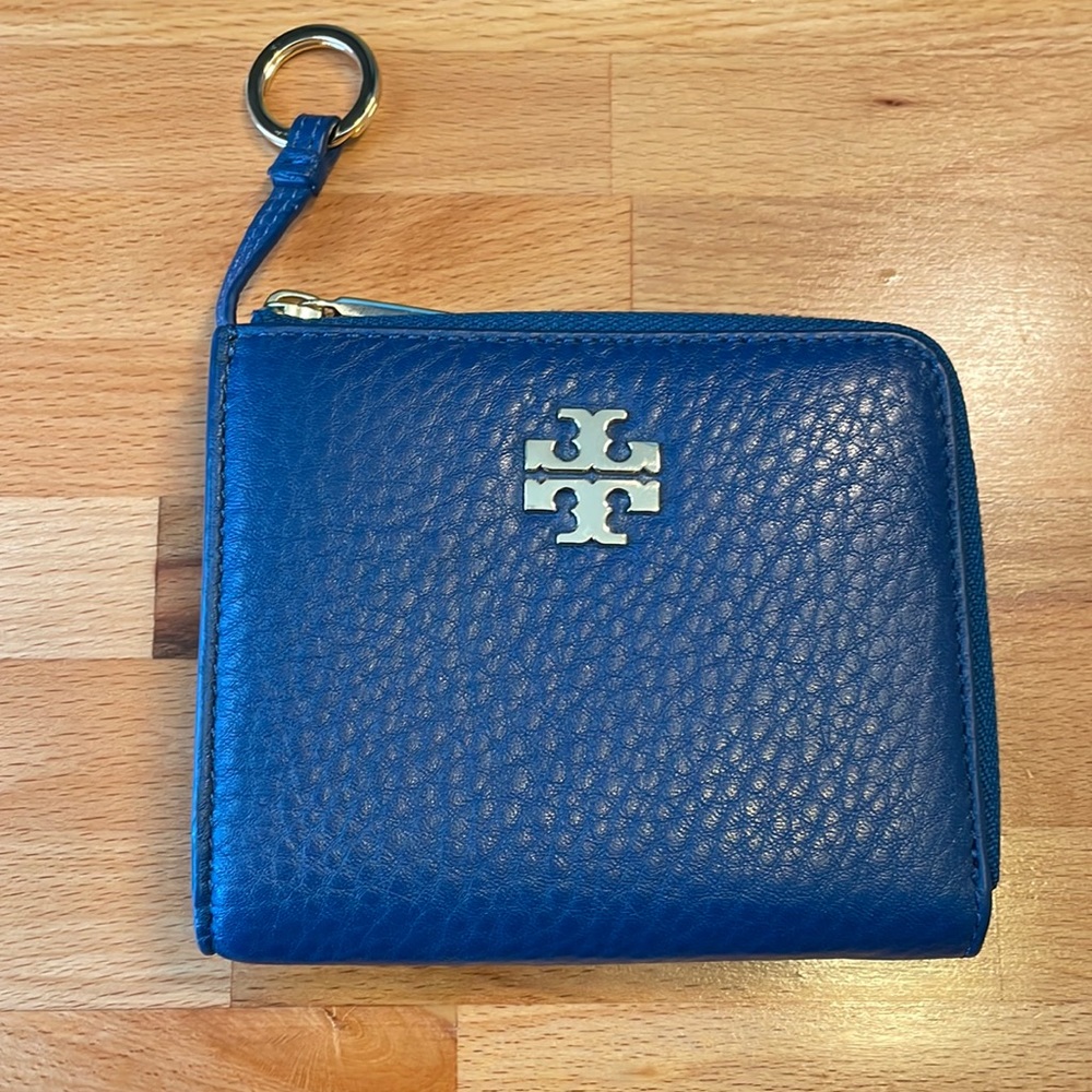 Tory Burch Blue Mini Wallet